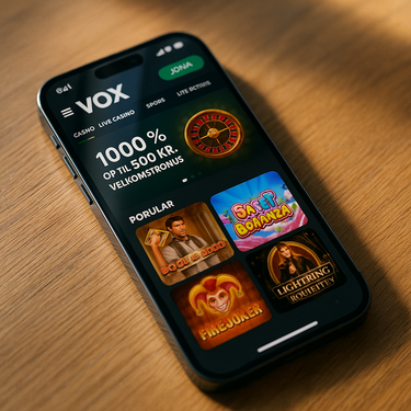 Vox Casino - Mobile Platform - Responsive Gaming